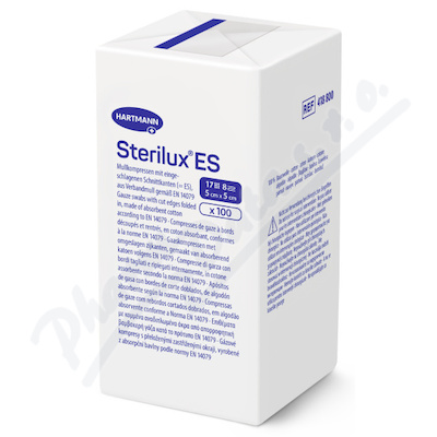 Gáza kompr.nest.Sterilux ES 5x5cm/100ks 17vl8vrs