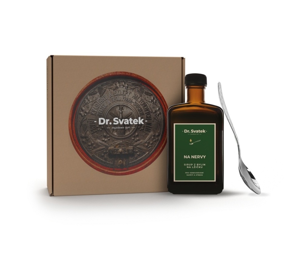 Dr.Svatek Sirup z bylin NA NERVY 250 ml + dárek