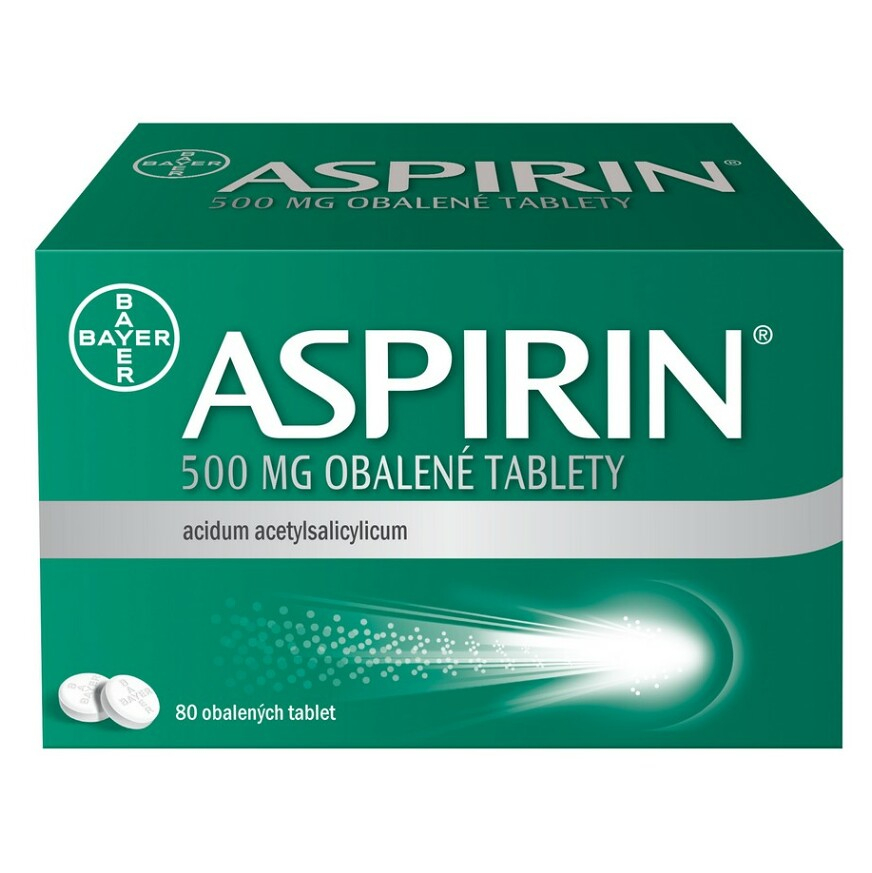 ASPIRIN 500 mg 80 obalených tablet