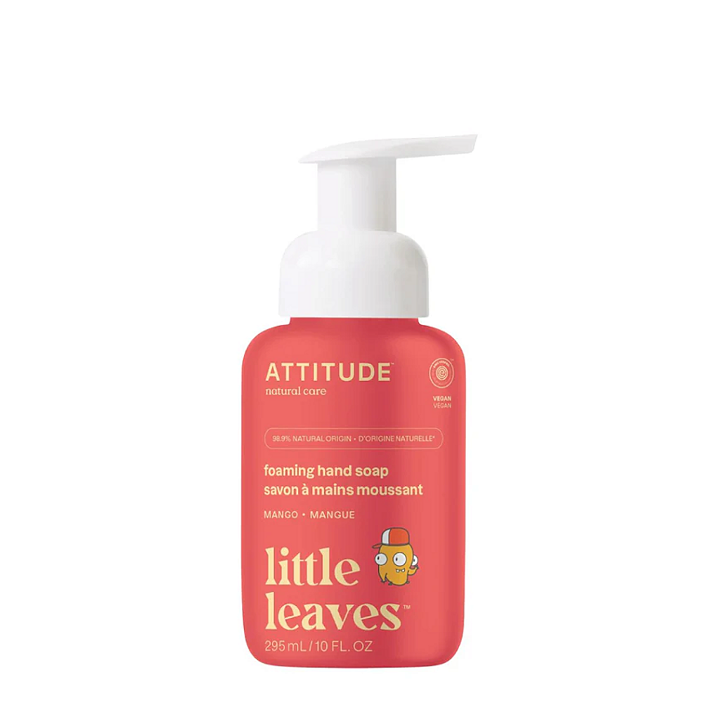 ATTITUDE Little leaves dětské pěnivé mýdlo na ruce s vůní manga 295 ml