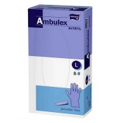 MATOPAT Ambulex nepudrované nitrilové rukavice violet L 100 kusů