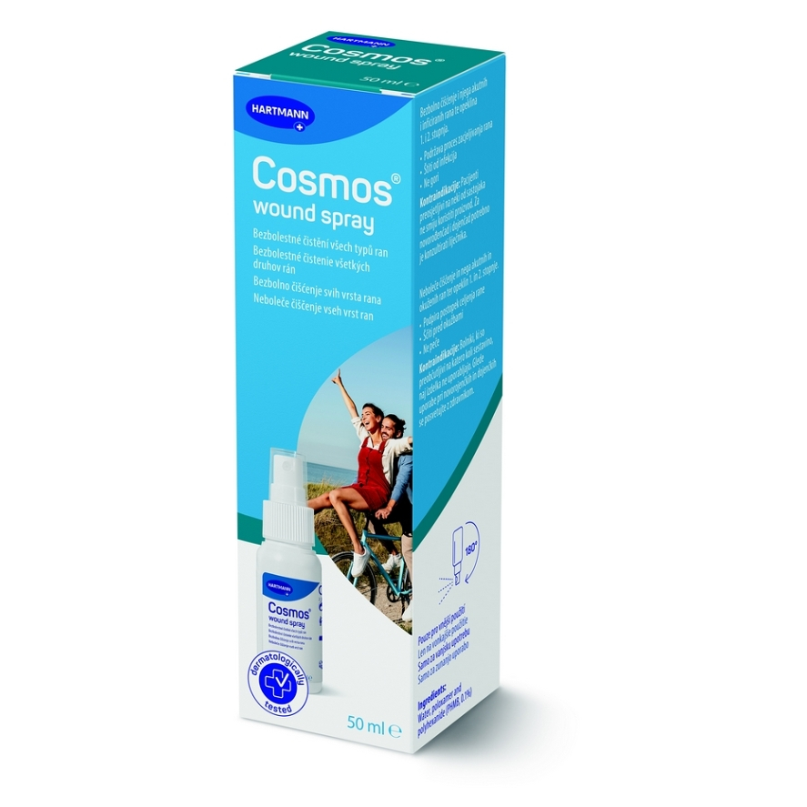 Cosmos wound spray bezbolestné čištění ran 50ml