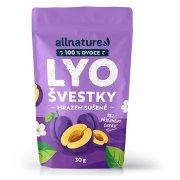 Allnature Švestky sušené mrazem 30 g