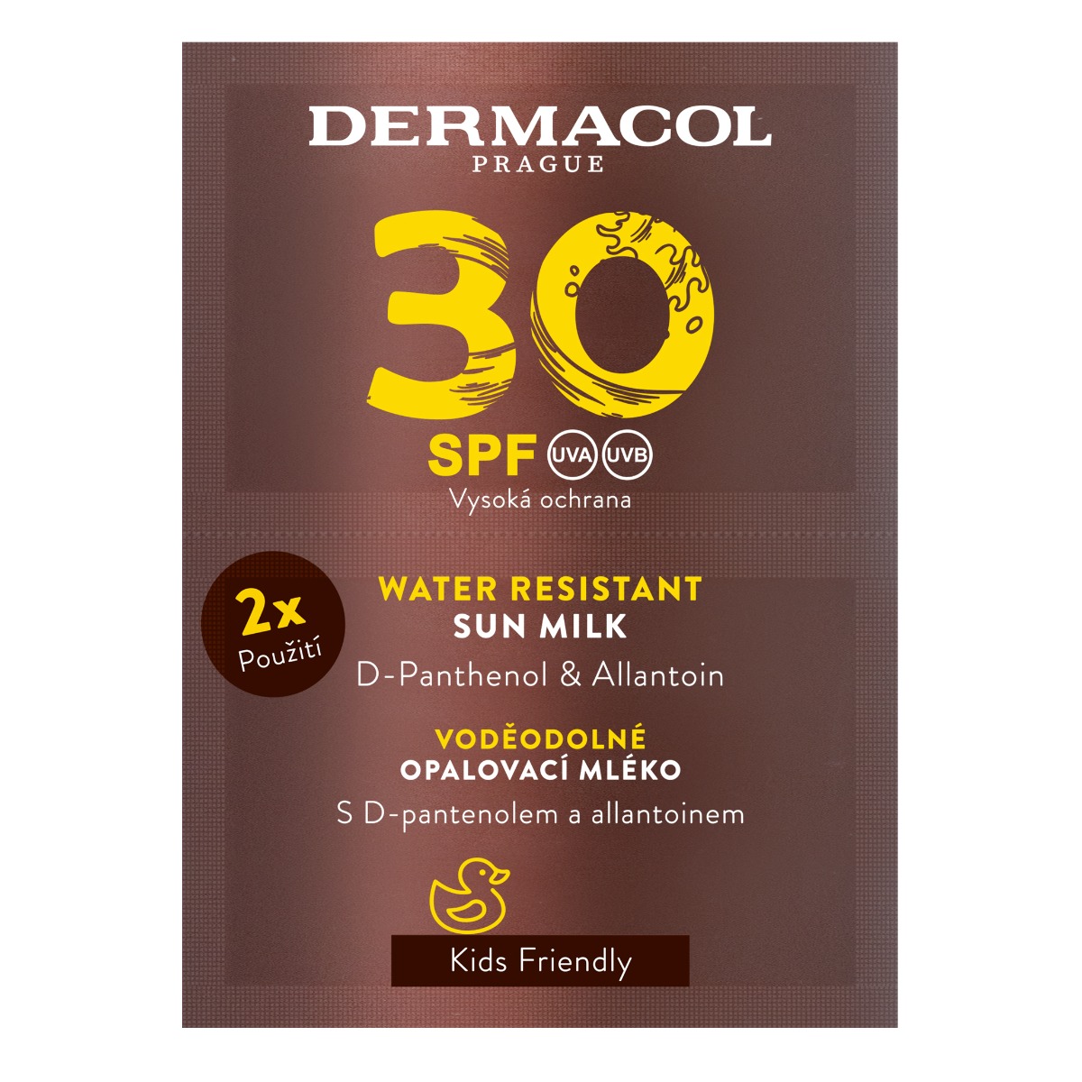 Dermacol SUN Mléko na opalování SPF30 2x15 ml
