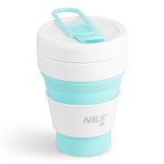 Nils Skládací silikonový hrnek NC4103 355ml mátový