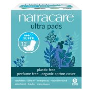 NATRACARE Menstruační vložky Ultra SUPER s křidélky 12 ks