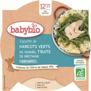 BABYBIO Menu fazolková pánvička se pstruhem 230 g