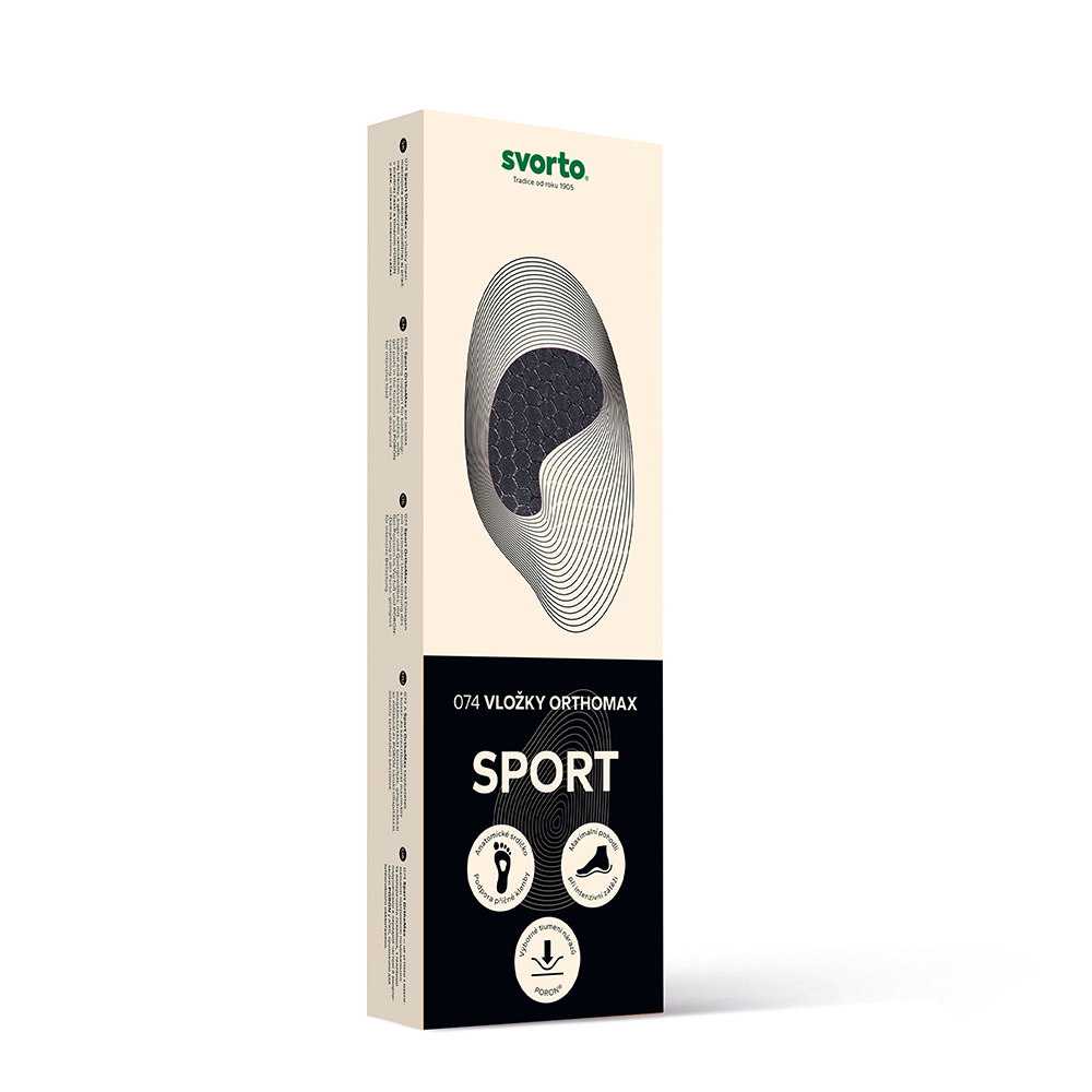 Svorto 074 Vložky Sport ORTHOMAX vel. 43-44 1 pár