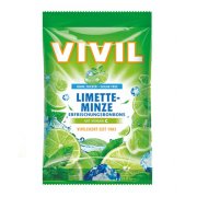 Vivil Limetka-peprmint+vitamín C bez cukru 120g