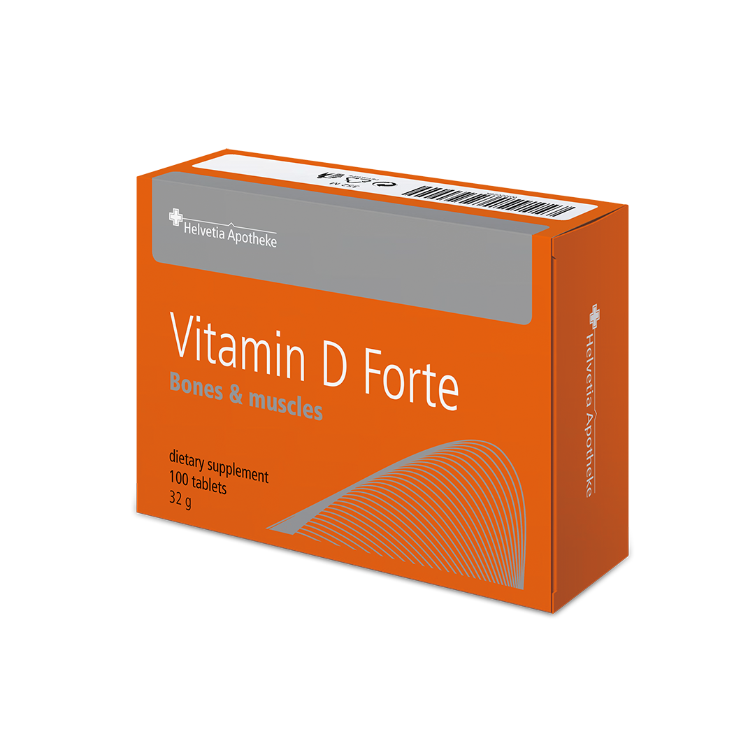 Helvetia Apotheke Vitamín D Forte 100 tablet