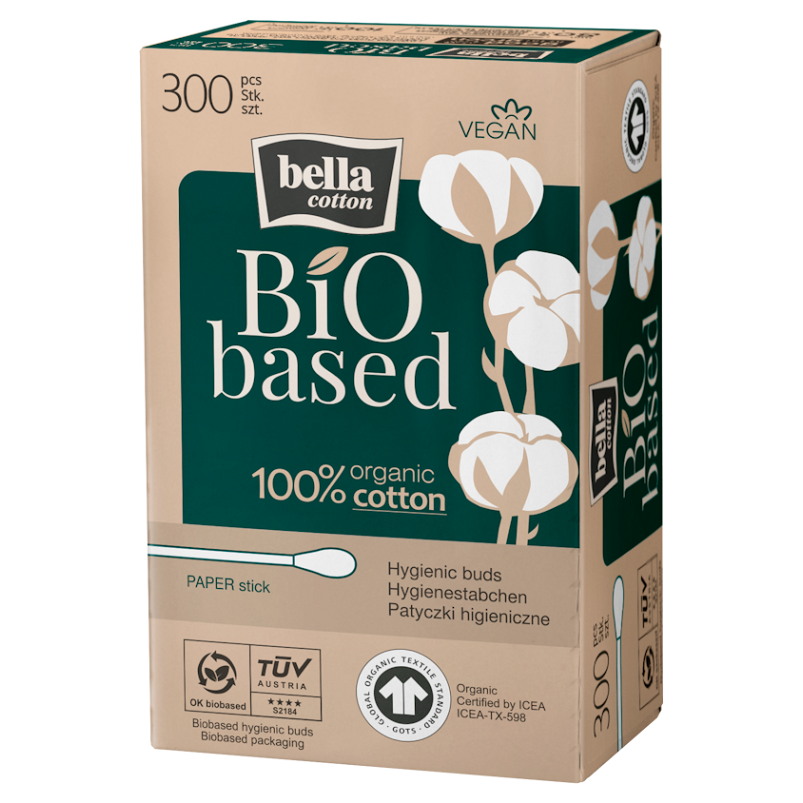 Bella BIO Hygienické papírové tyčinky 300 ks