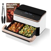 COSORI TF101S Dual Blaze TwinFry horkovzdušná fritéza bílá 10 l