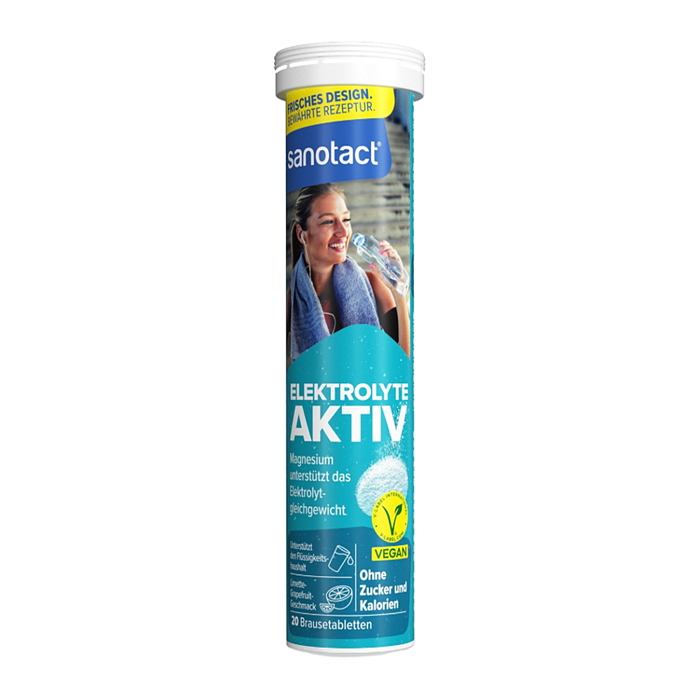 SANOTACT Elektrolyty Aktiv 20 šumivých tablet