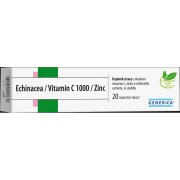 GENERICA Echinacea + vitamin C 1000 + zinek 20 šumivých tablet
