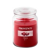Provence Svíčka ve skle s víčkem Třešeň 510 g