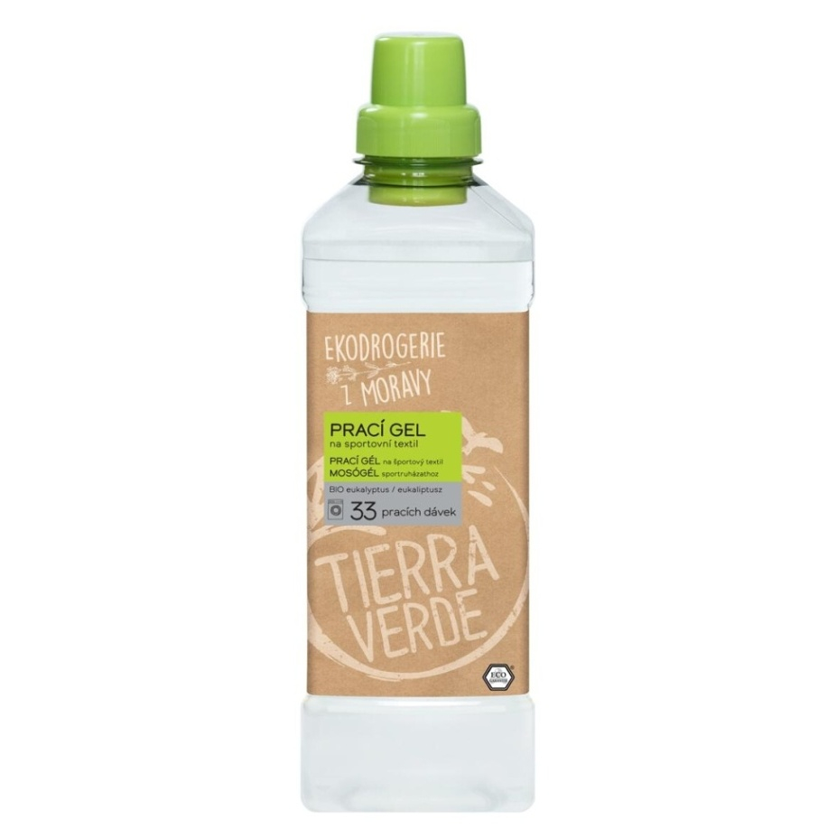 Tierra Verde Prací gel na sportovní textil s BIO eukalyptovou silicí 1 l