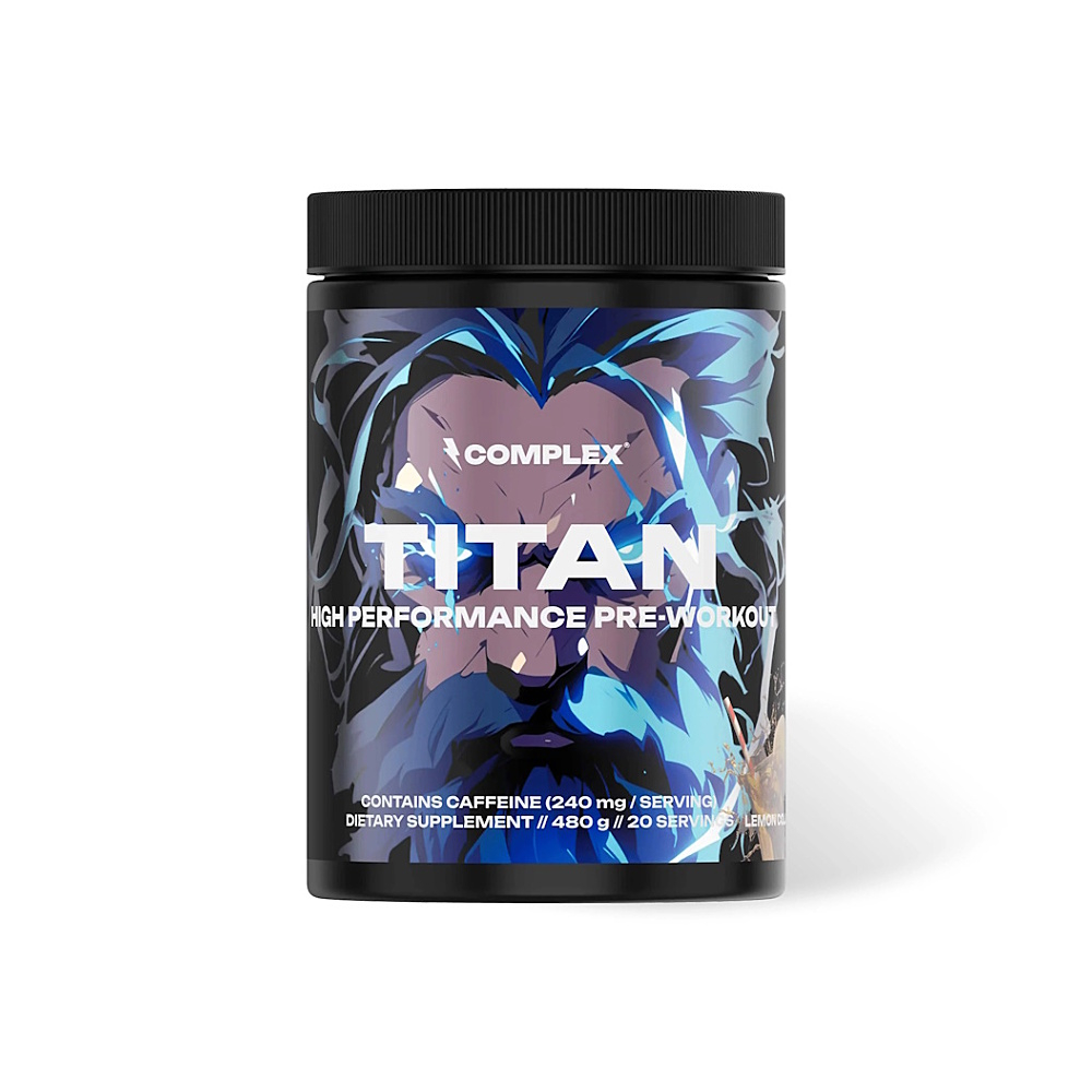 COMPLEX Titan pre workout citronová kola 400 g