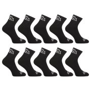 Styx 10PACK ponožky kotníkové černé (10HK960) M