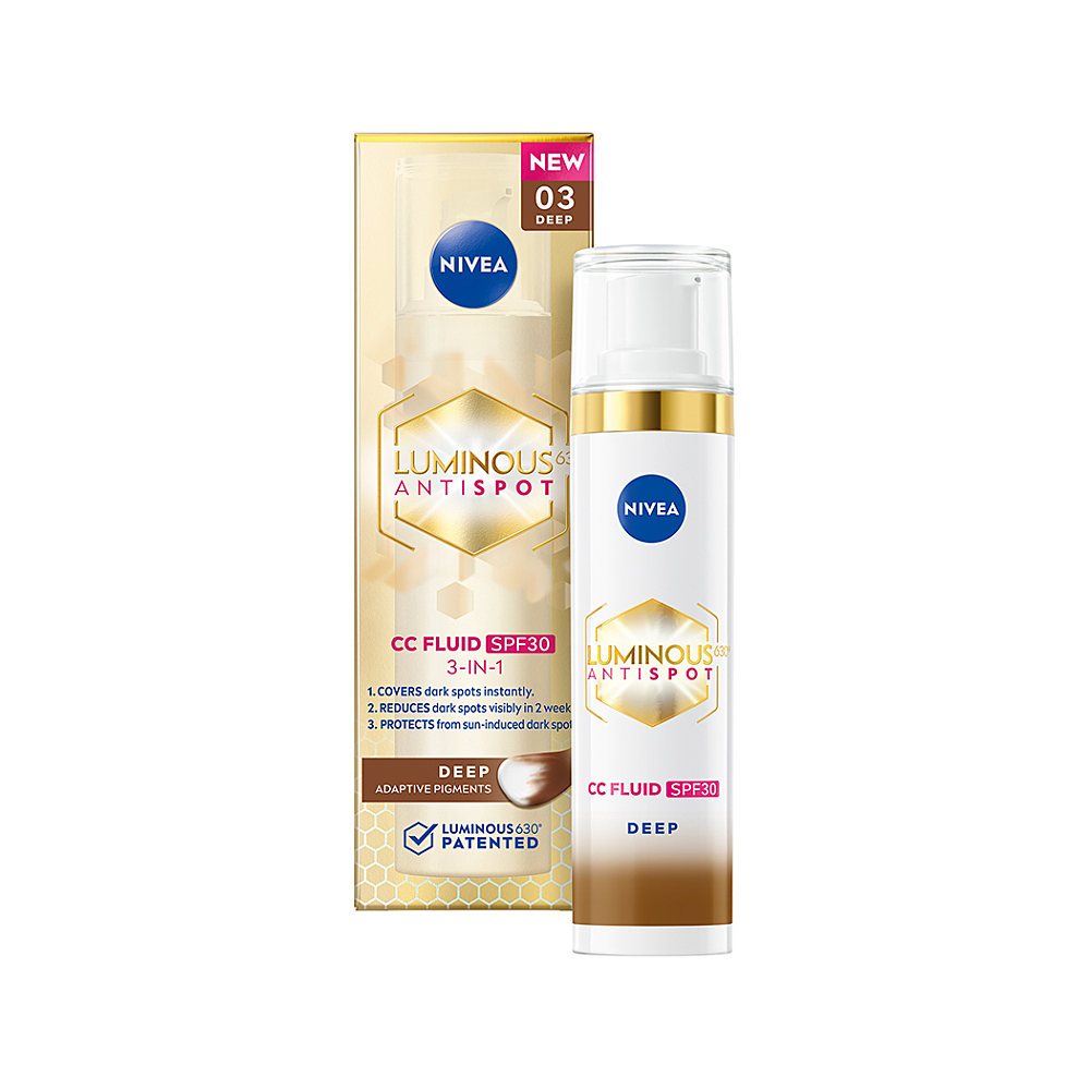 NIVEA CC krém Cellular Luminous tmavý 40 ml