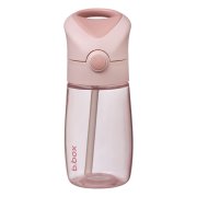 B.BOX Láhev na pití s brčkem Junior blush crush 380 ml