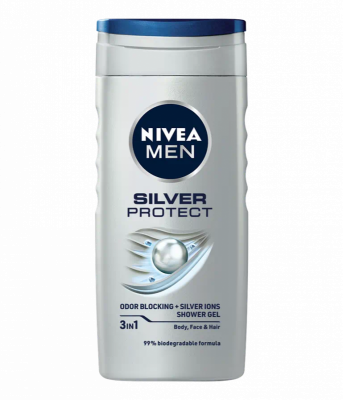 NIVEA MEN sprchový gel Silver Protect 250ml