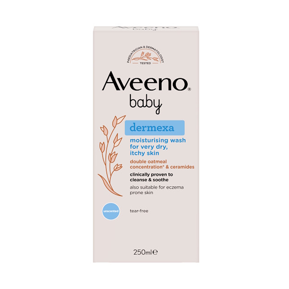 AVEENO Baby dermexa hydratační mycí gel 250 ml