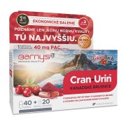 Barnys Cran-Urin megaPAC brusinky 60 kapslí