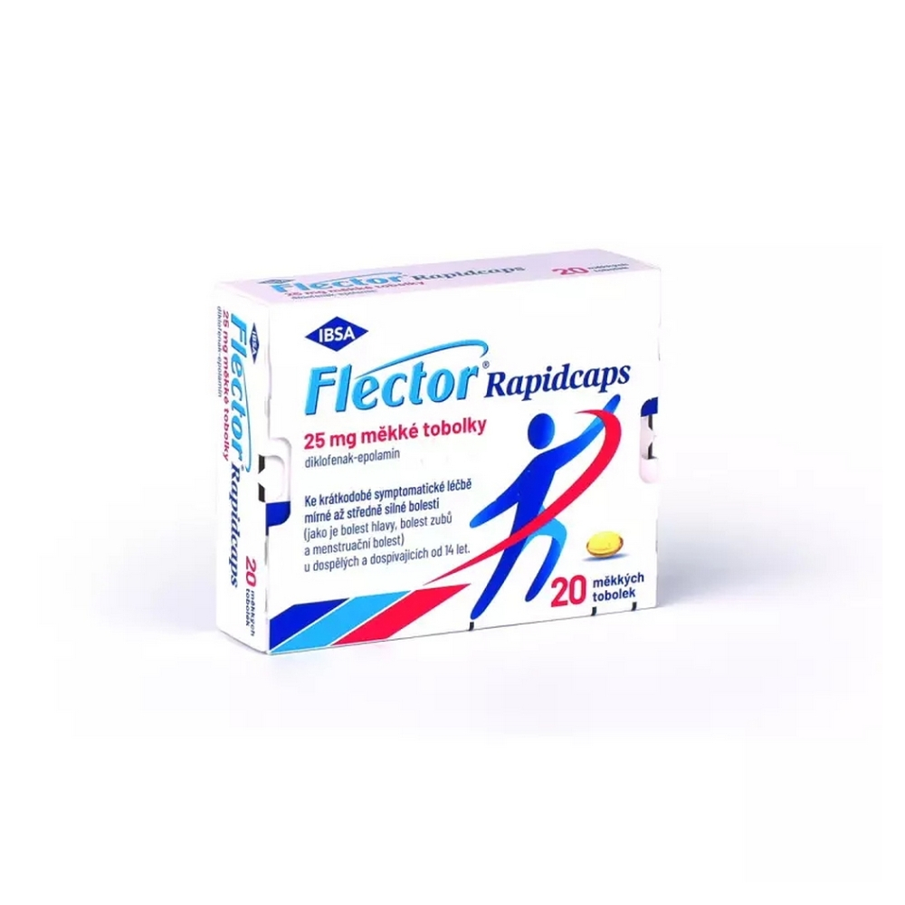 Flector Rapidcaps 25mg 20 kapslí