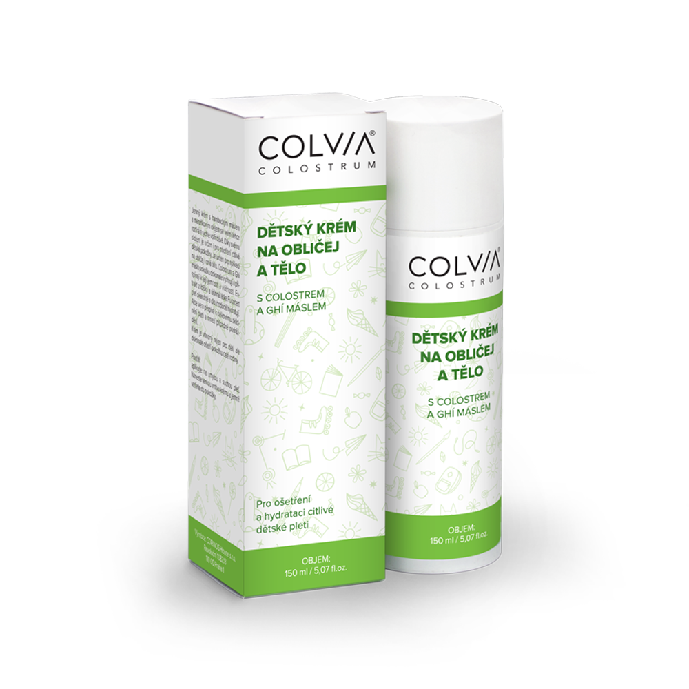 COLVIA Dětský krém na obličej a tělo s colostrem a ghí máslem 150 ml