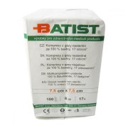 BATIST Kompresy z gázy 7,5 x 7,5 cm100 kusů