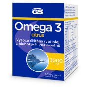 GS Omega 3 citrus, 60+30 kapslí