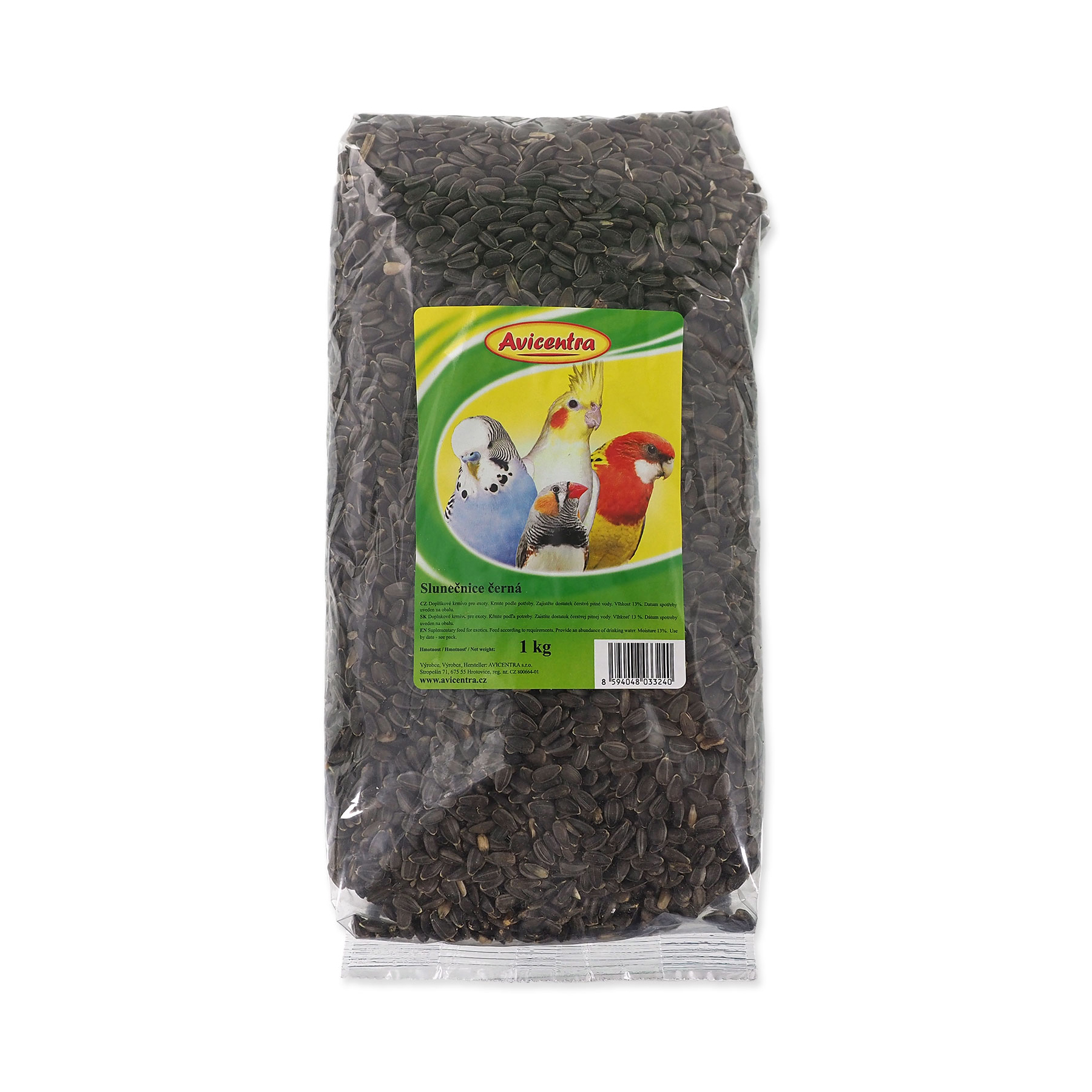 Avicentra slunečnice černá 1kg