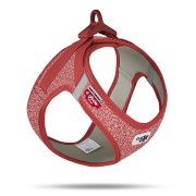 Curli Postroj pro psy se sponou Merino vlna Red XL, 12-18 kg