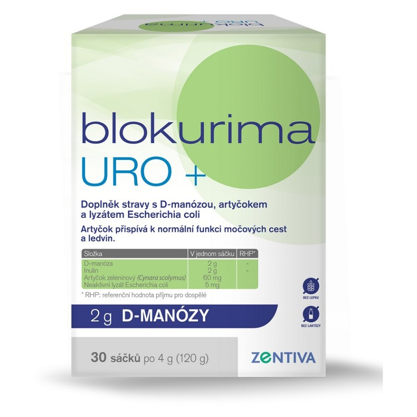 Blokurima URO+ 2g d-manózy 30 sáčků