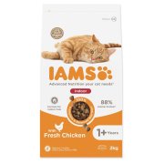 IAMS Cat Adult/Senior Indoor Chicken  granule pro kočky, Hmotnost balení (g): 10 kg