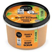 ORGANIC SHOP Tonizující tělový peeling Pomeranč a cukr 250 ml