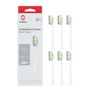OCLEAN Professional Clean P1C1 W06 náhradní hlavice bílé 6 ks