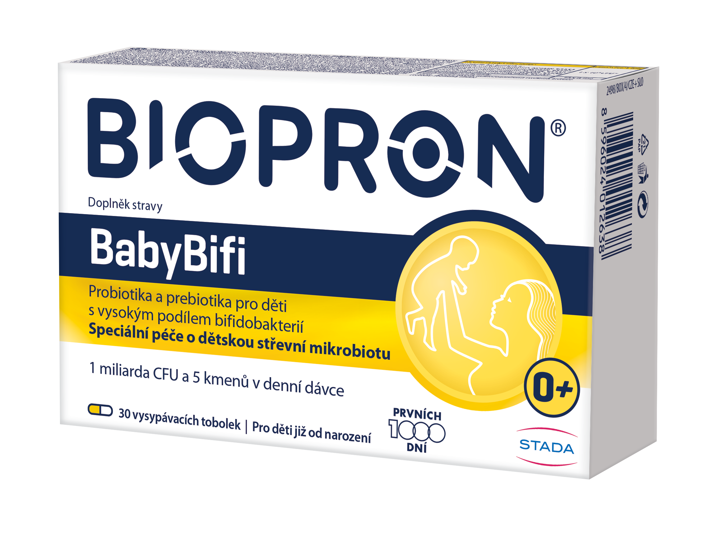 Walmark Biopron LAKTOBACILY Baby BiFi+, 30 tobolek
