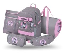 Baagl Školní set Skate Kuromi Grey II