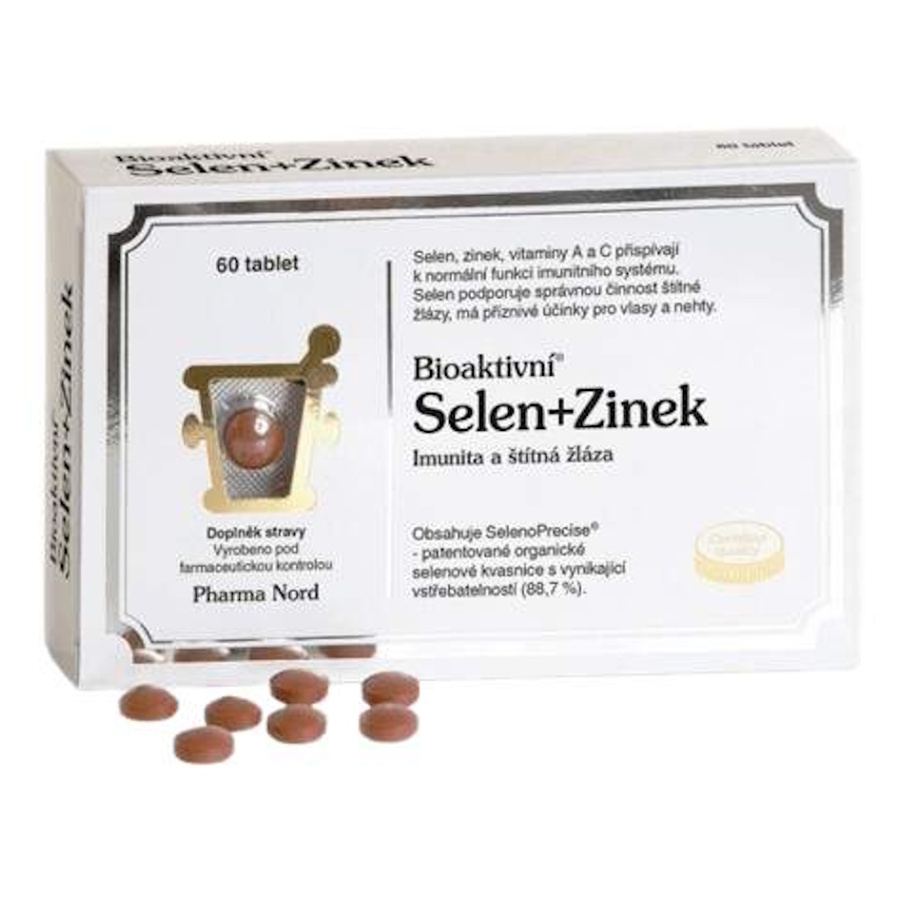 Bioaktivní Selen+Zinek 60 tablet