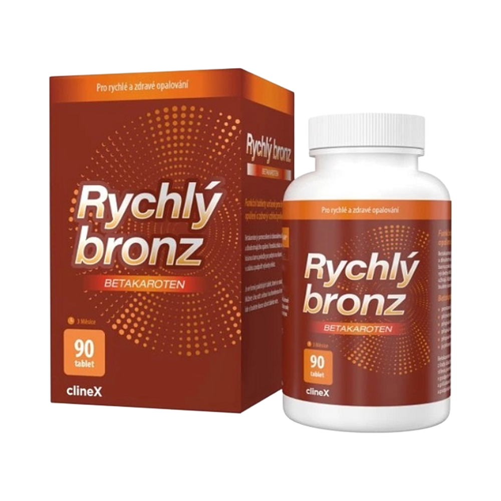 CLINEX Rychlý bronz 90 tablet