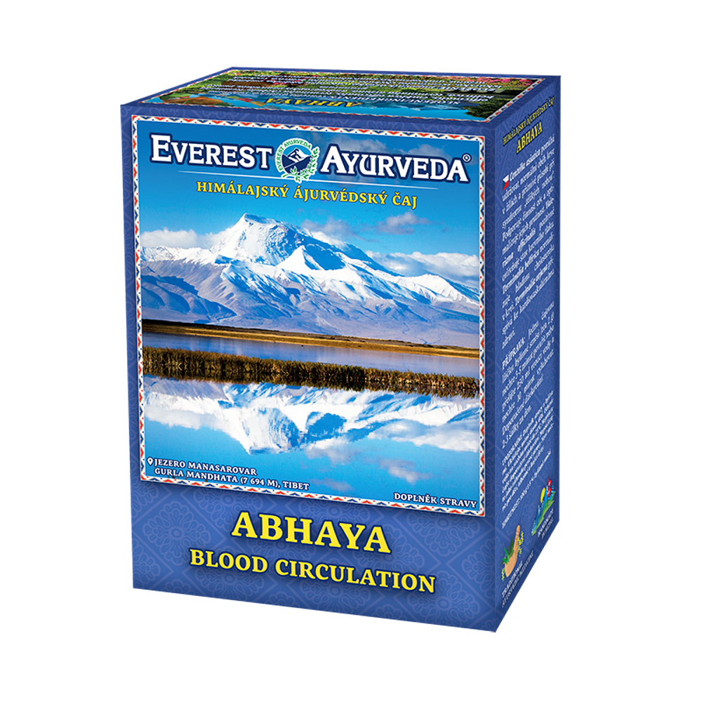 EVEREST AYURVEDA Abhaya krevní oběh a průchodnost cév sypaný čaj 100 g