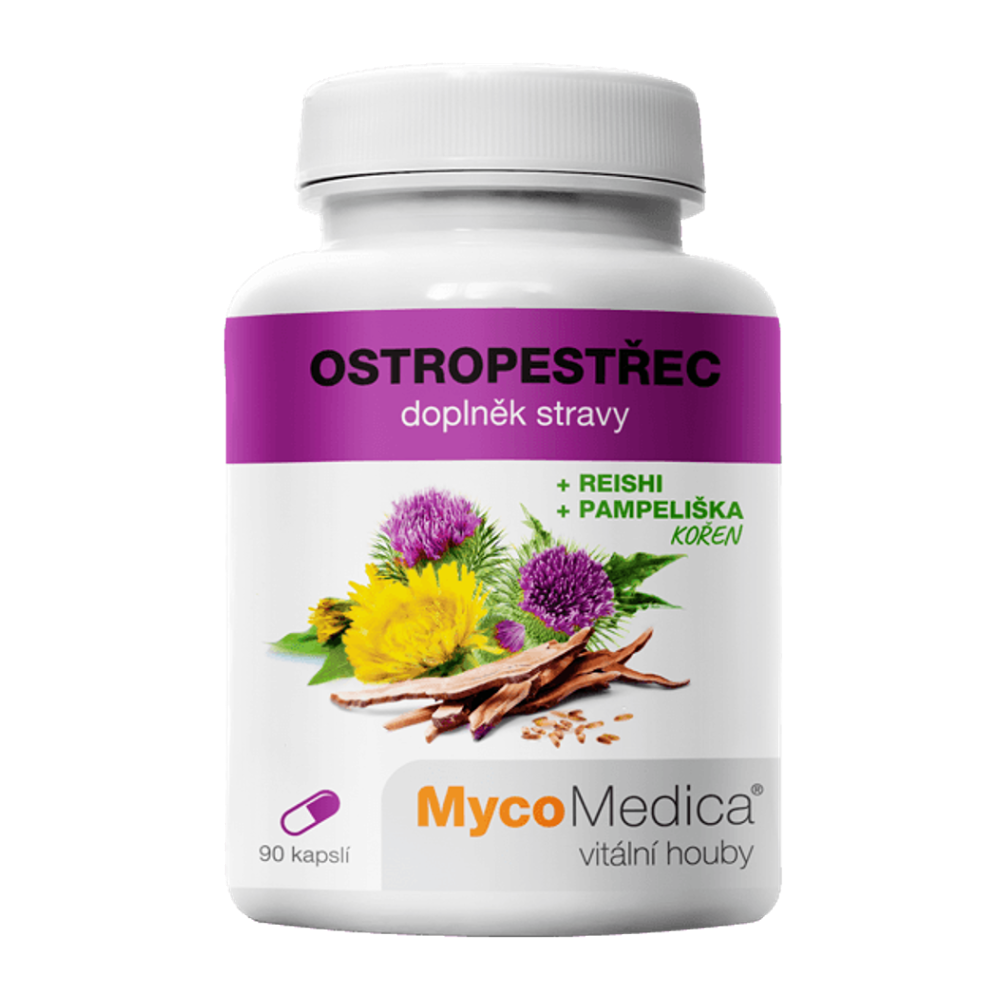 MycoMedica Ostropestřec 90 kapslí