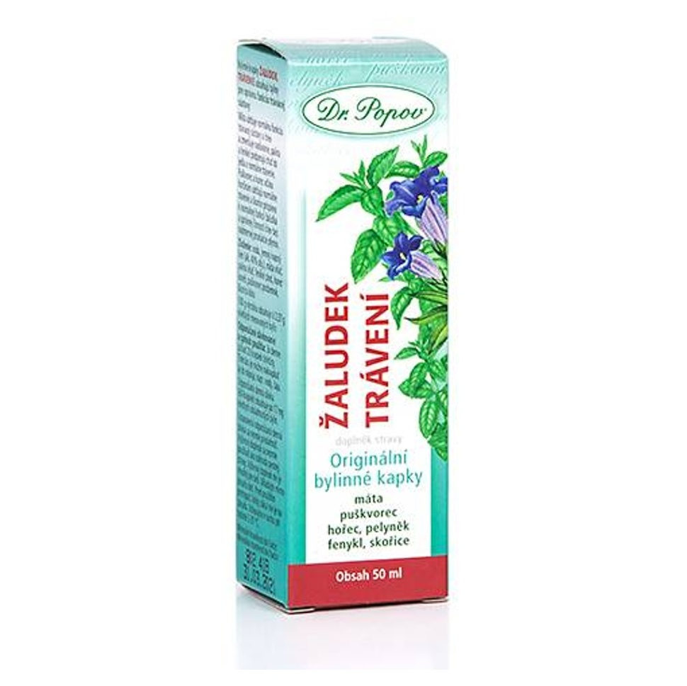 Dr.Popov Kapky bylinné Žaludek-Trávení 50ml