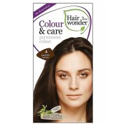 Hairwonder Colour&Care 4 Středně hnědá barva na vlasy 100 ml