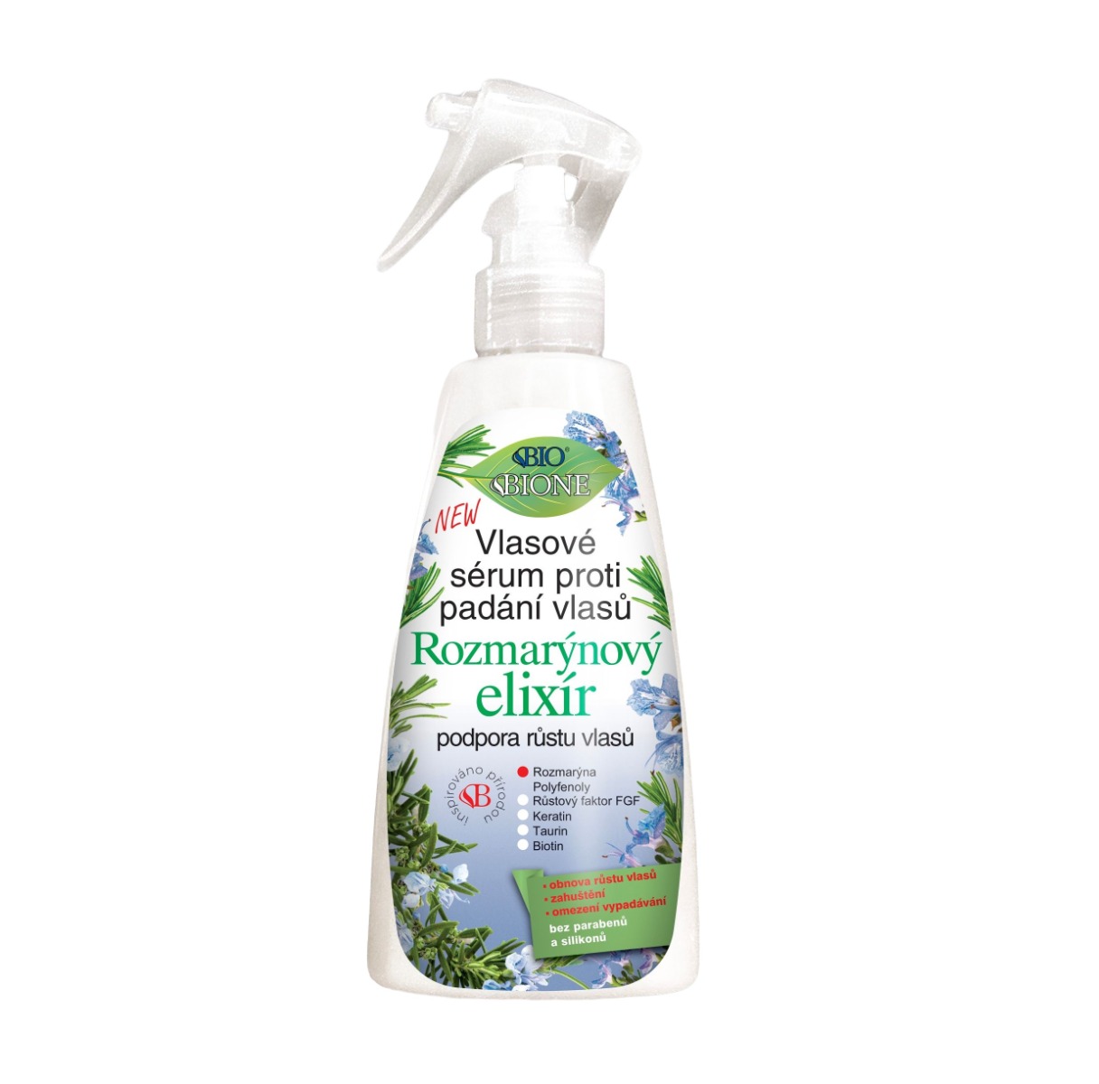 BIO BIONE Rozmarýnový elixír Vlasové sérum 200 ml