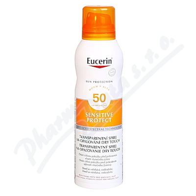 EUCERIN SUN transparentní sprej DryTouch SPF50 200ml