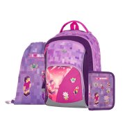 Oxybag OXY GO - školní set Playworld Girl 3 ks: batoh, penál, sáček batoh, penál, sáček