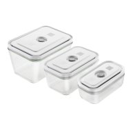 Zwilling Fresh&Save Skleněná vakuovací dóza S, M, L 3 ks