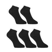 Styx 5PACK ponožky nízké bambusové černé (5HBN960)  M